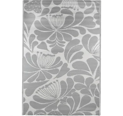 Northlight 4' x 6' Gray and Off White...