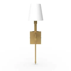 LamQee 6-in W 2-Light Gold Farmhouse ...