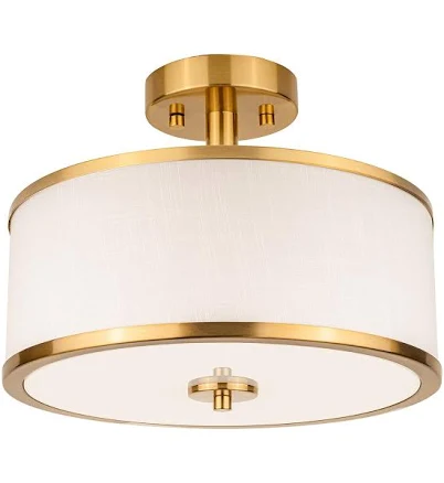 Edwarmlux 3-Light Semi Flush Mount Ce...