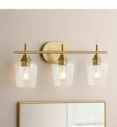 Hampton Bay Pavlen 24 in. 3-Lights Va...