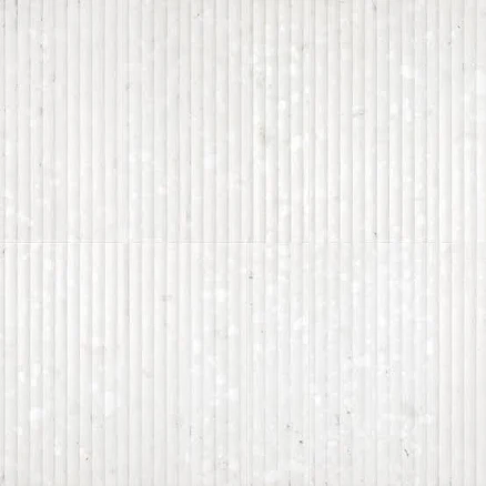 Viviano White Fluted Polished Terrazz...