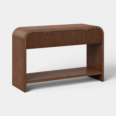 Threshold Lupine Reeded Console Table