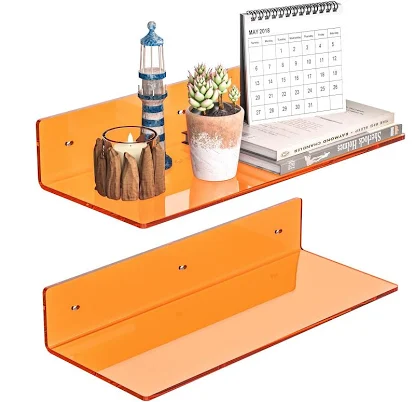 Sezanrpt 15 Inches Orange Acrylic Wal...