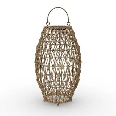 Threshold Open Weave LED Outdoor Lantern