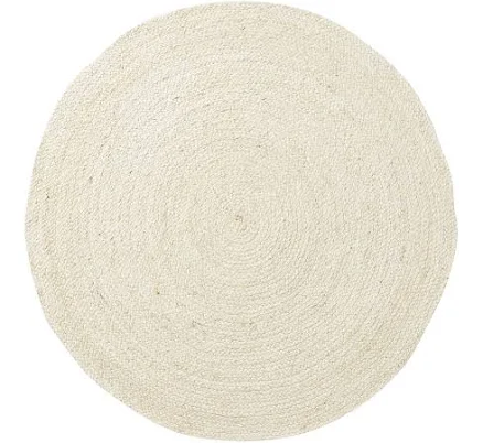Pottery Barn Round Braided Jute Rug