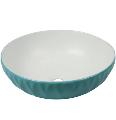 FINE FIXTURES 16 in. Round Ceramic Ve...