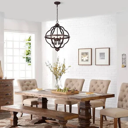 Flynama Chandelier 6 -Light Oil-rubbe...