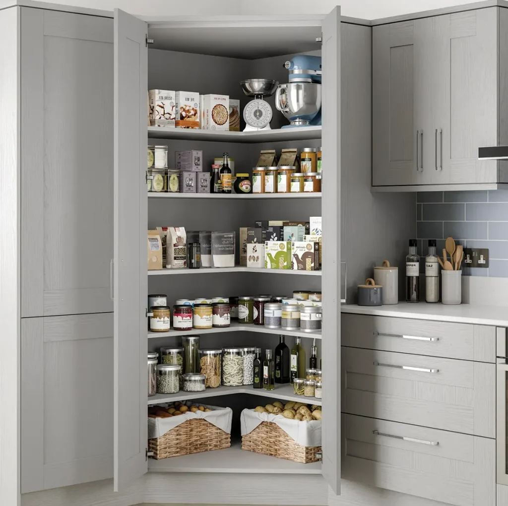 The Ultimate Guide to Corner Kitchen Pantry Cabinets | George Cabinetry