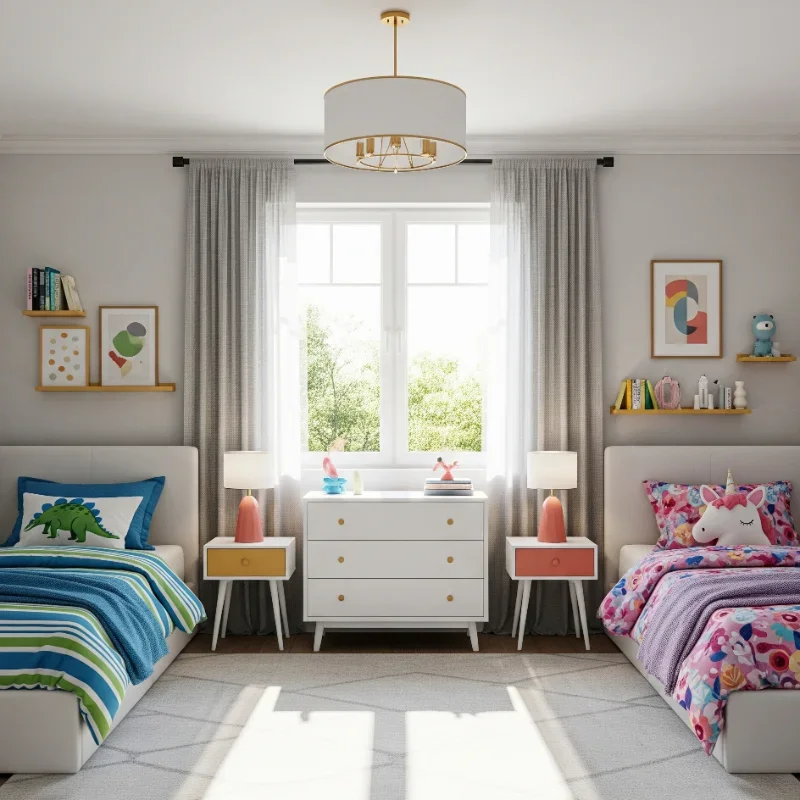 15 Boy and Girl Shared Room Ideas That Actually Work