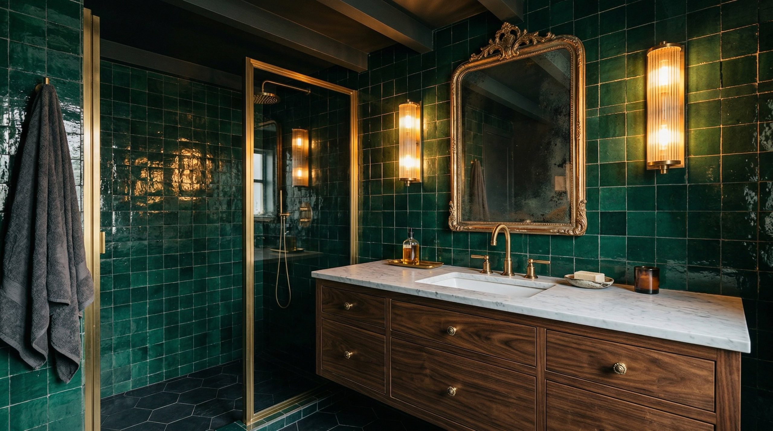 15 Moody Dark Bathroom Ideas That Actually Work