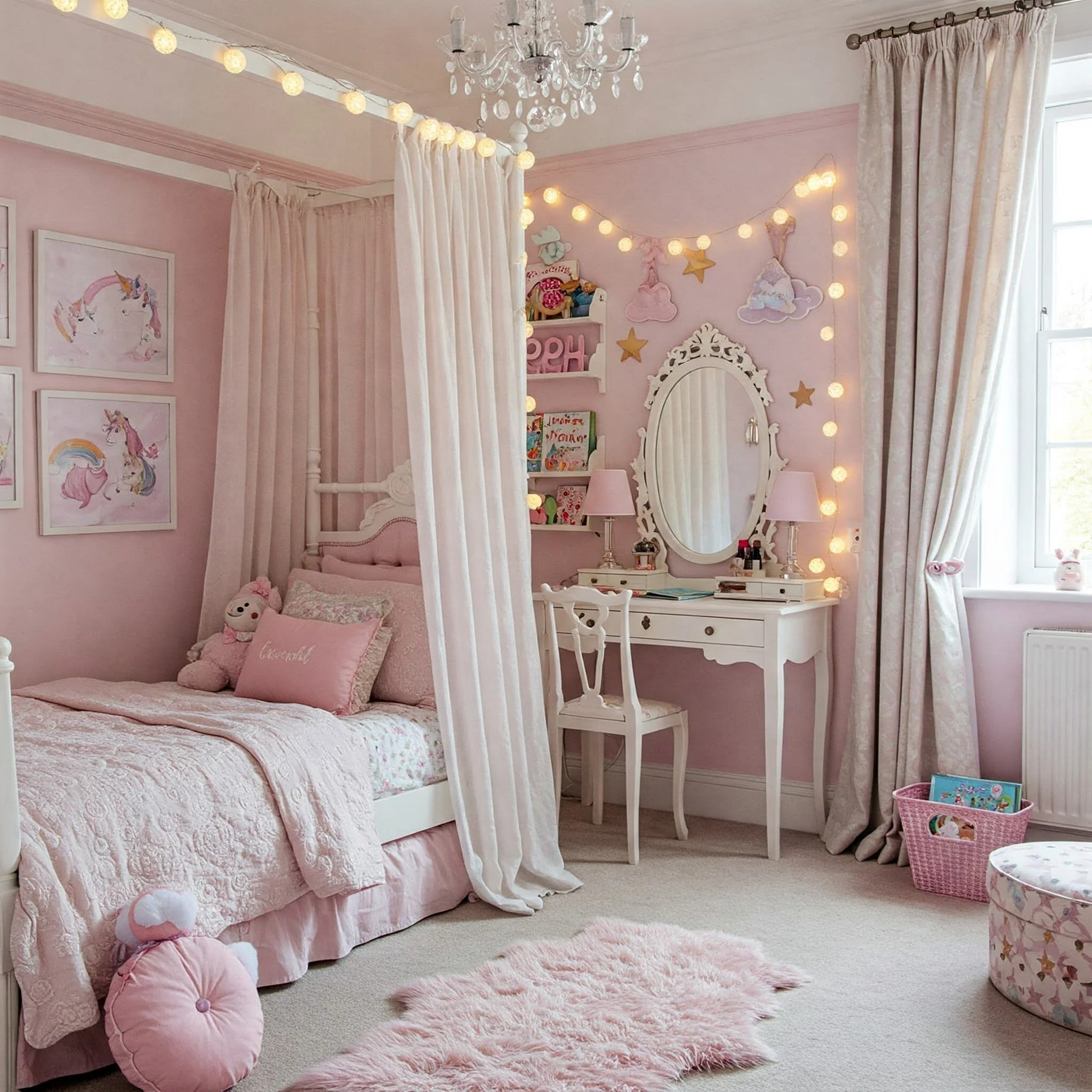 15 Pink Girls Bedroom Ideas for Dreamy Decor