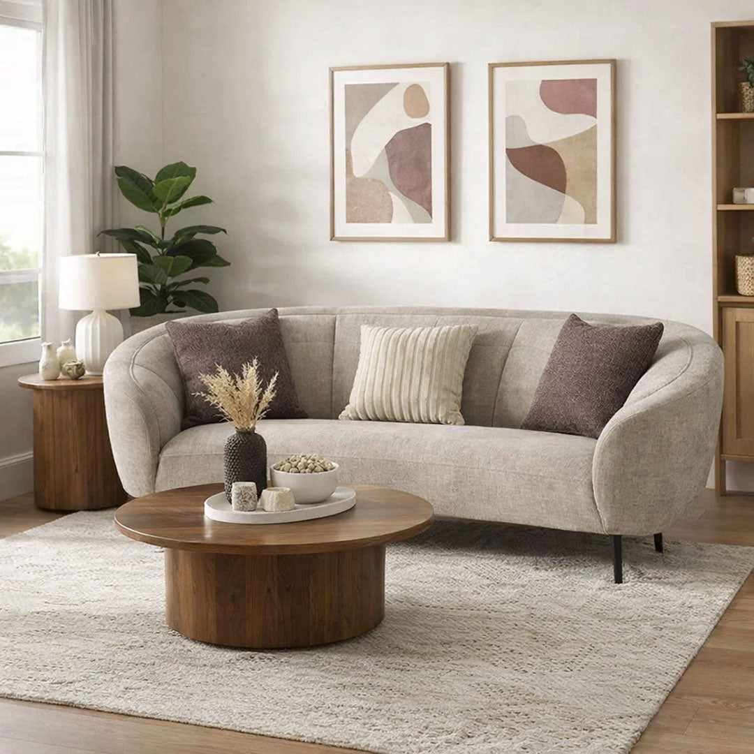 2026 Furniture Trends Kept Simple: Warm Woods, Curves, & Texture (and