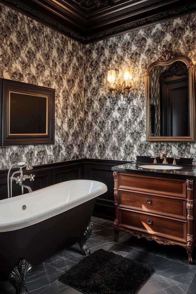 21 Moody Bathroom Ideas: Dark, Dramatic Designs