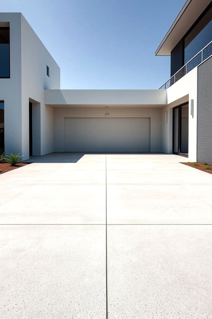 22 Concrete Driveway Ideas for Durable & Stylish Home Entries - Lost At E Minor