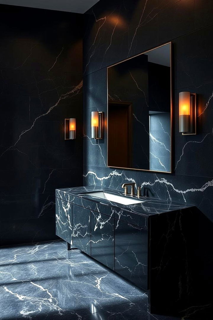 22 Dark Bathroom Ideas for Dramatic Luxury Spaces - Lost At E Minor