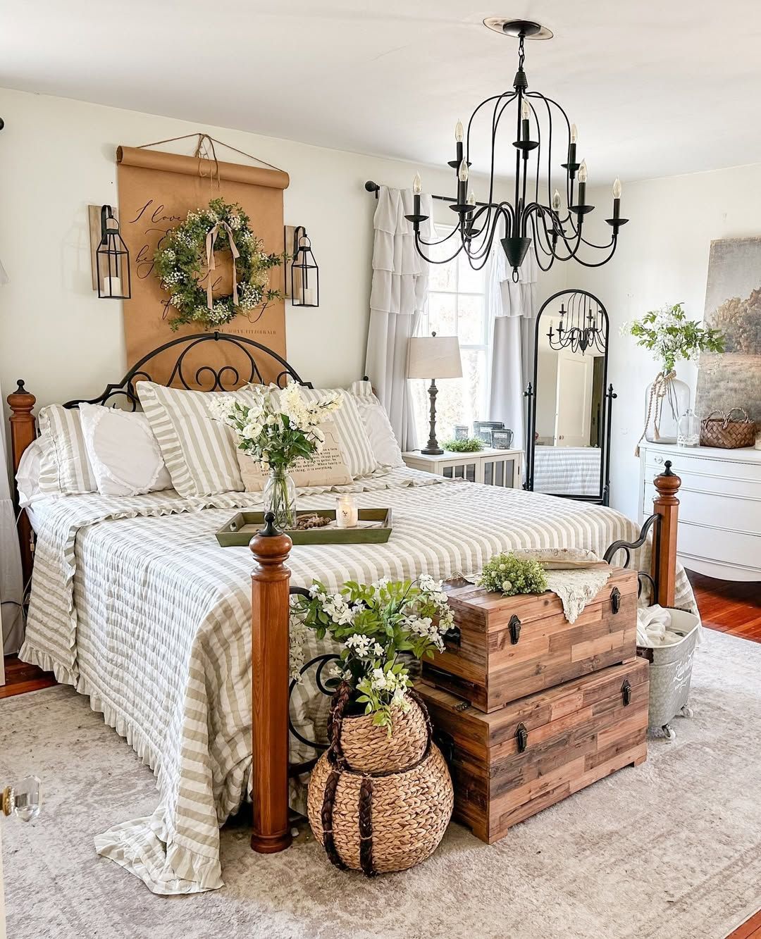 23 Farmhouse Bedroom Decor Ideas for 2026 That Replace Empty Walls With Real Character