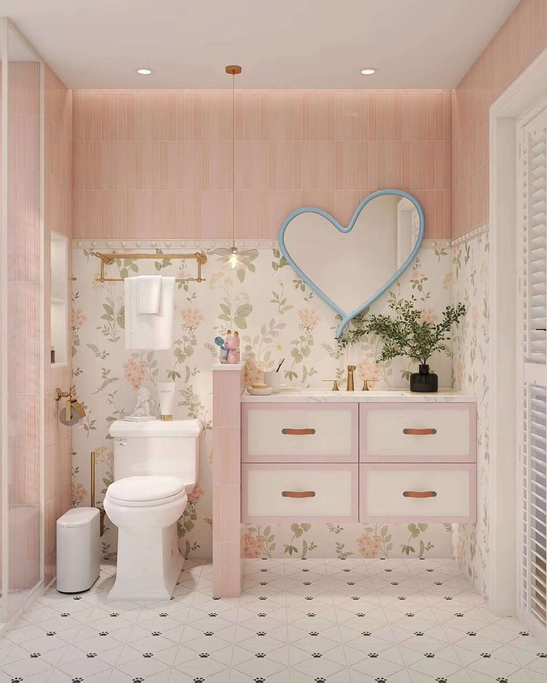 26 Girly Bathroom Ideas That Make Every Mirror Selfie Look Professionally Lit