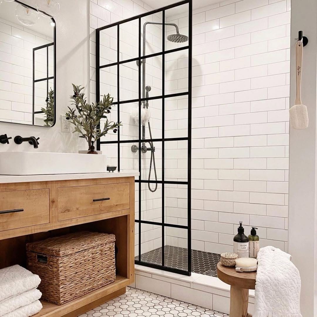 26 No Door Walk-In Shower Ideas That Make Small Bathrooms Feel Instantly Bigger