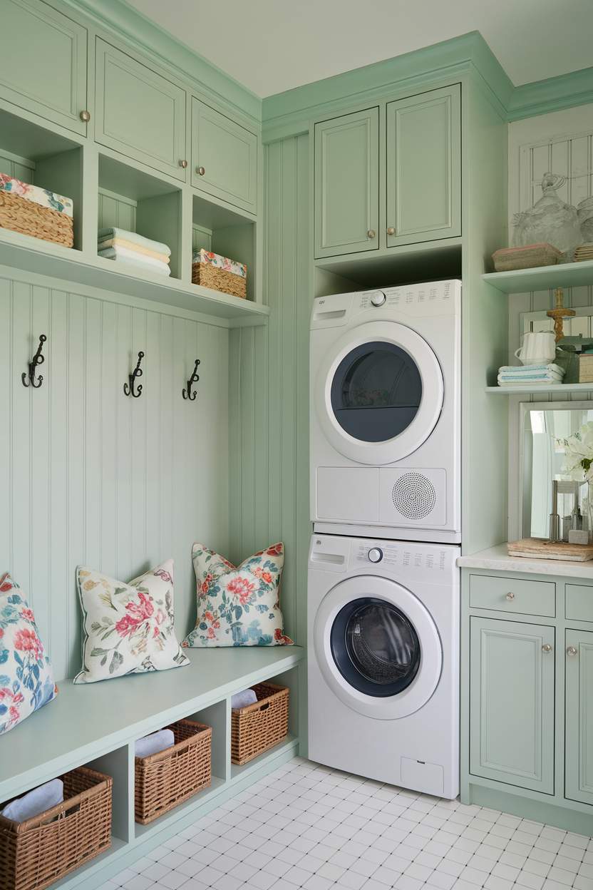 27 Clever Mudroom and Laundry Room Ideas To Maximize Space