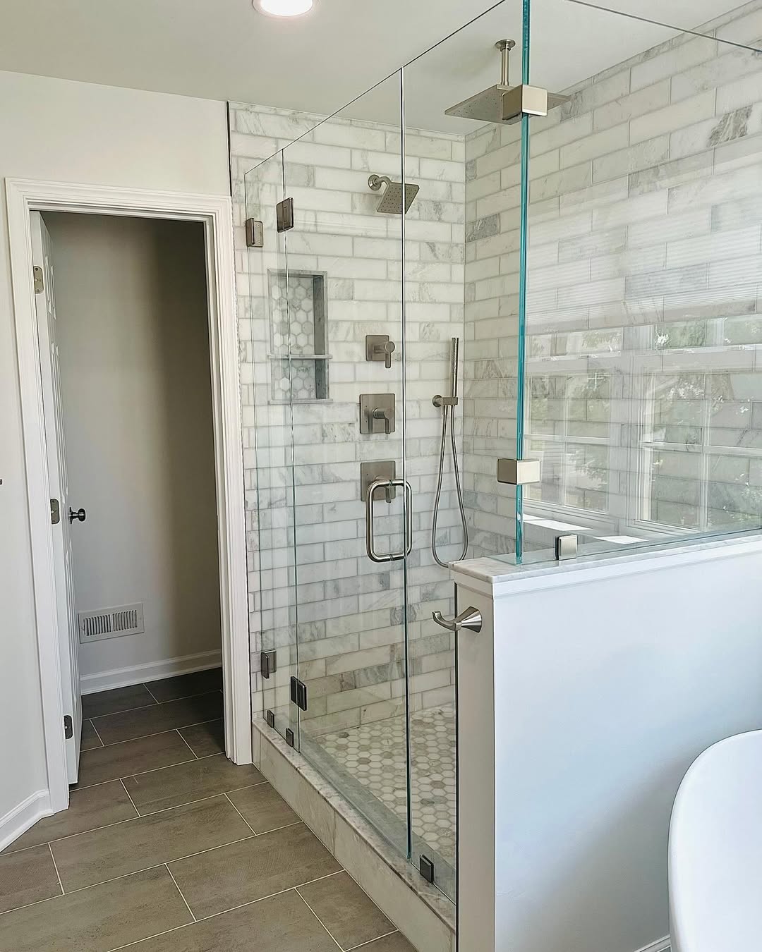 30 Half Wall Shower Ideas For Anyone Who Wants a Sleek Look Without Full Glass Doors