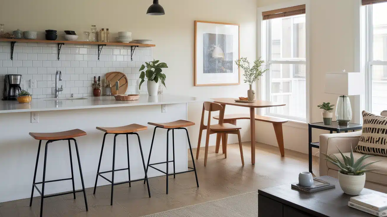 33 Small House Open Concept Kitchen and Living Room Ideas - Stellas wardrobe