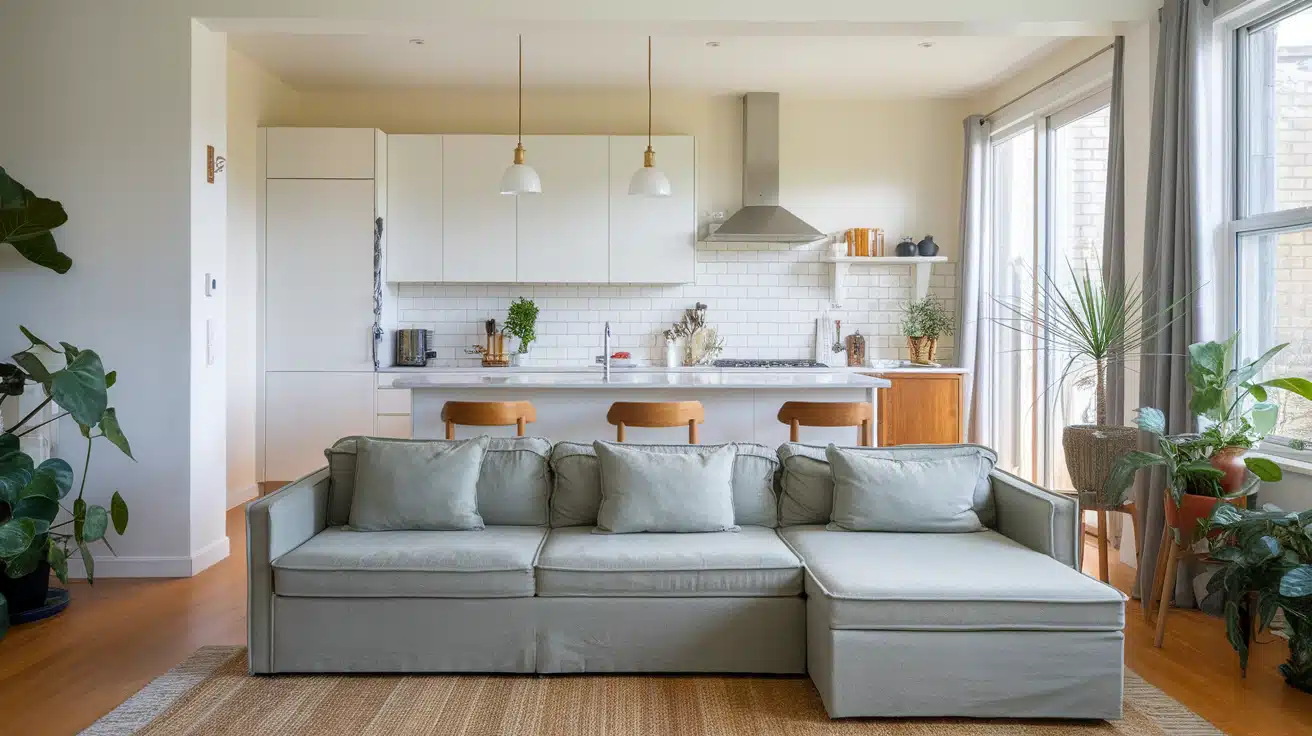 33 Small House Open Concept Kitchen and Living Room Ideas - Stellas wardrobe