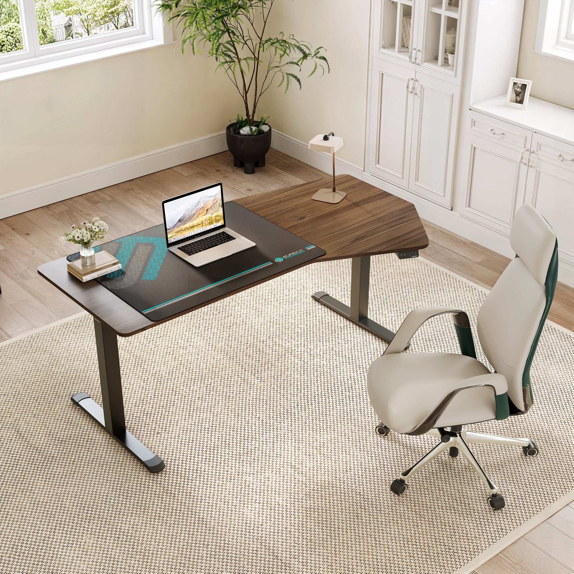 70'' Modern Height Adjustable Desk for Home Office|Eureka Ergonomic