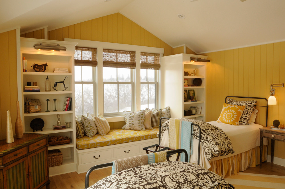 75 Bedroom with Yellow Walls Ideas You'll Love - April, 2026 | Houzz