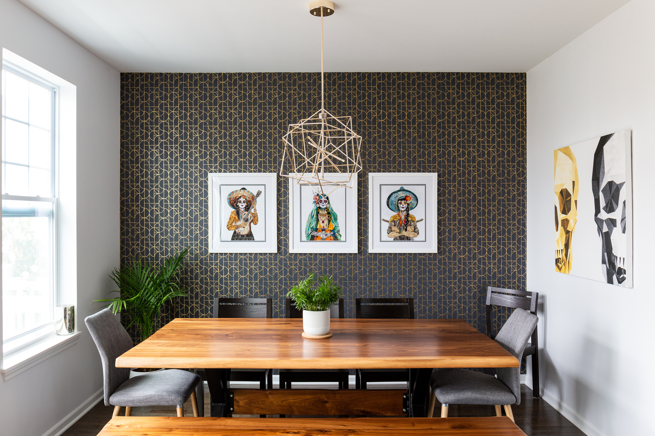 75 Wallpaper Dining Room Ideas You'll Love - April, 2026 | Houzz