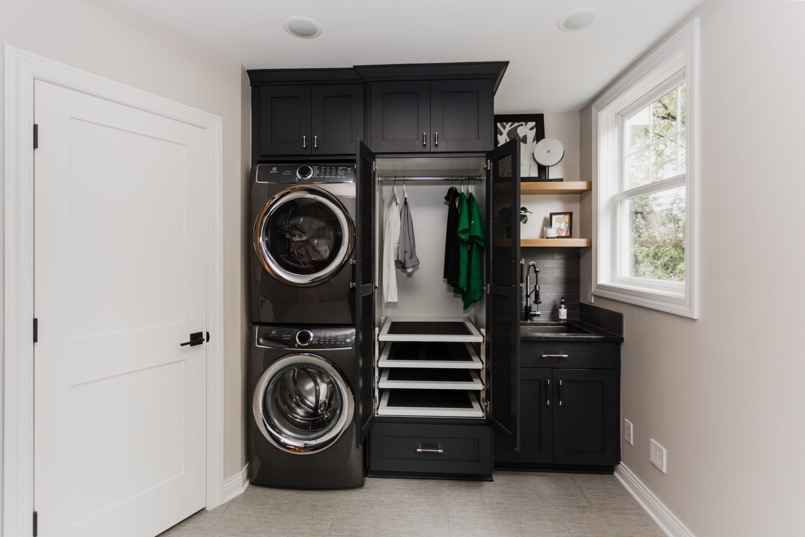 A Moody Mudroom & Laundry Room Remodel | Twin Cities, MN