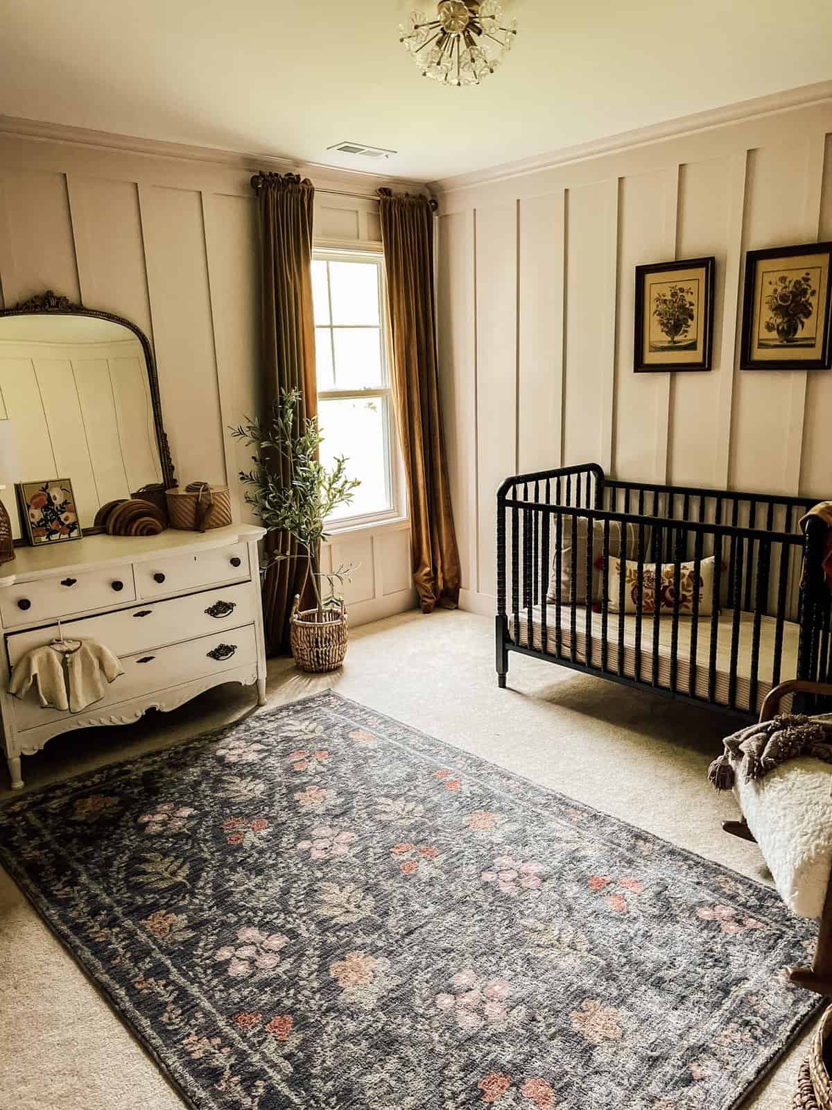 A Vintage Floral Baby Girl Nursery (Part 1) - Cassie Jean