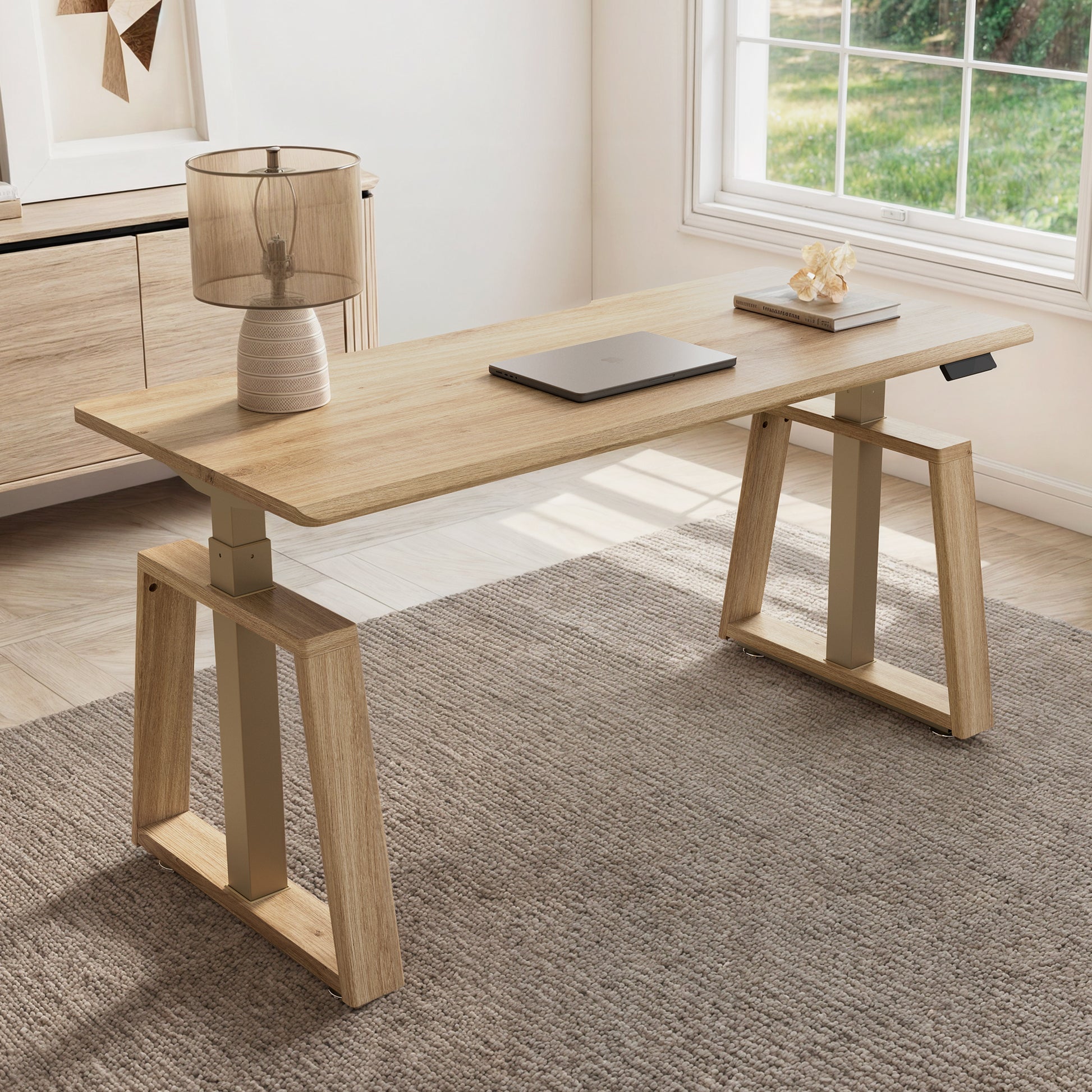 Ark Lite Standing Desk | Eureka Ergonomic Light Oak