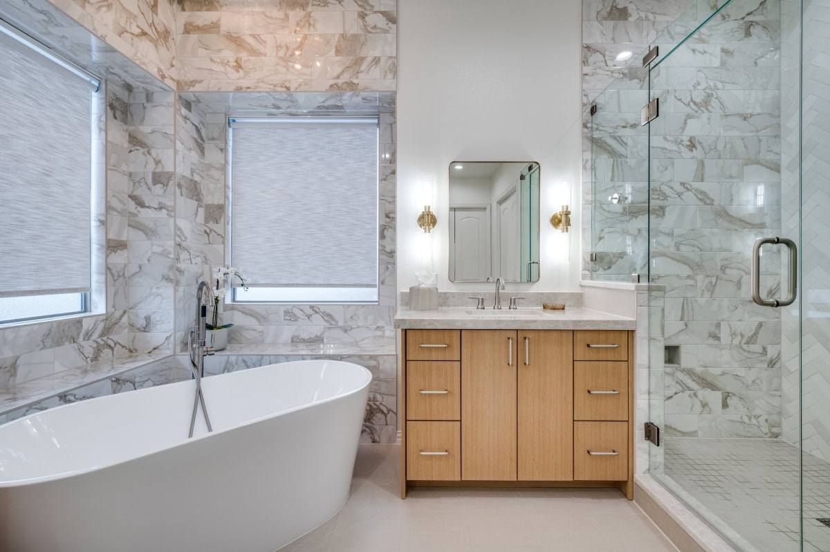 Bathroom Remodel Trends in 2025 | DFW Improved