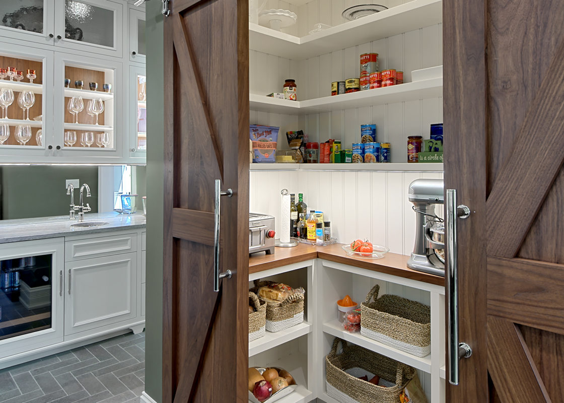 Beautiful Walk-in Pantry - Benvenuti and Stein
