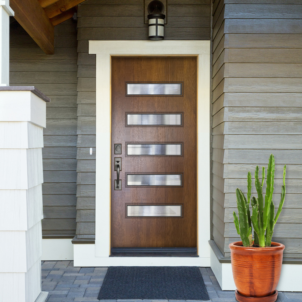 Beverly Mahogany Contemporary Door
