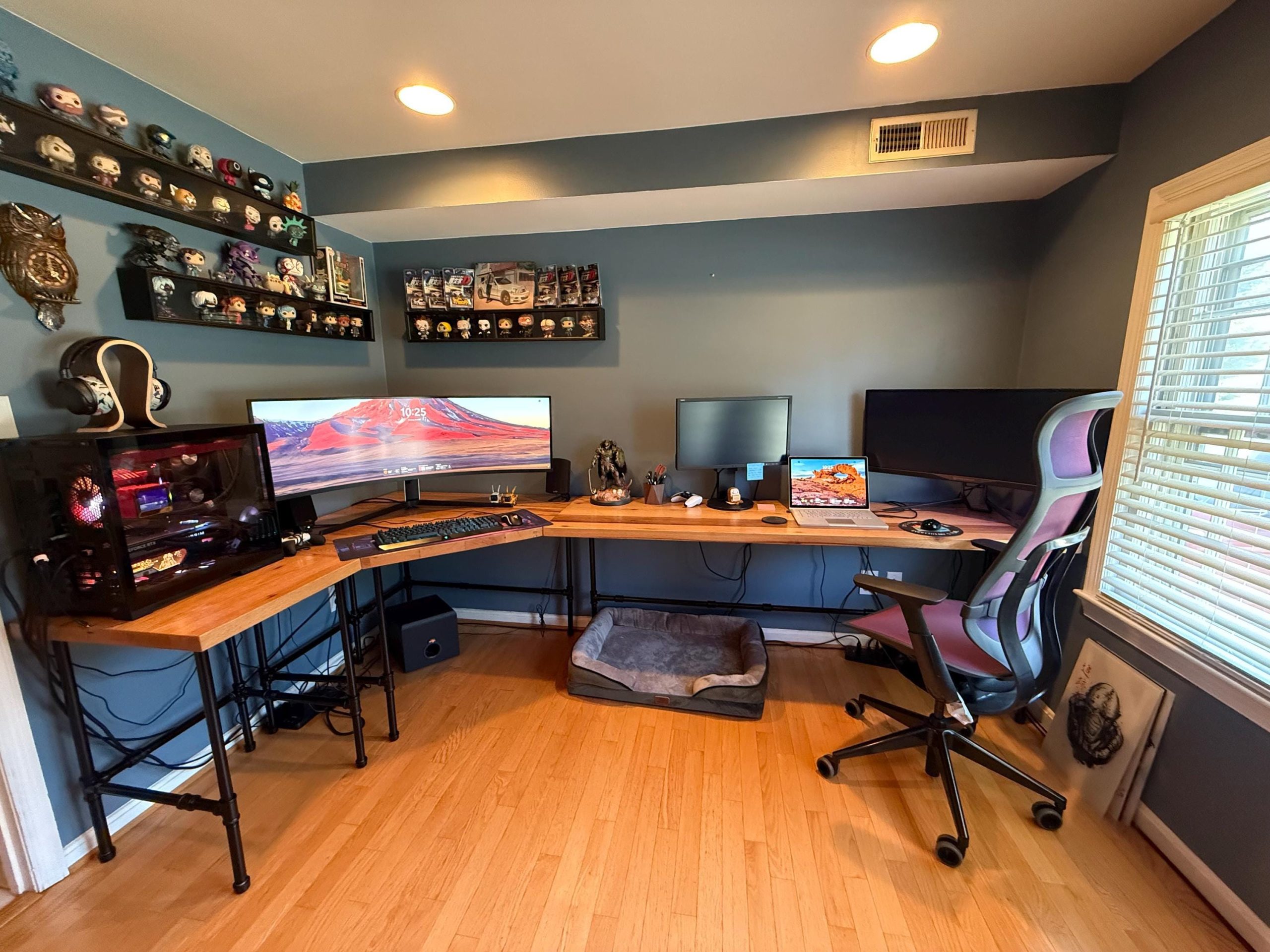 Customized L Shaped Desk, You pick your tables, Corner Desk, L Desk , L- shaped desk , Custom Computer Wood Desk