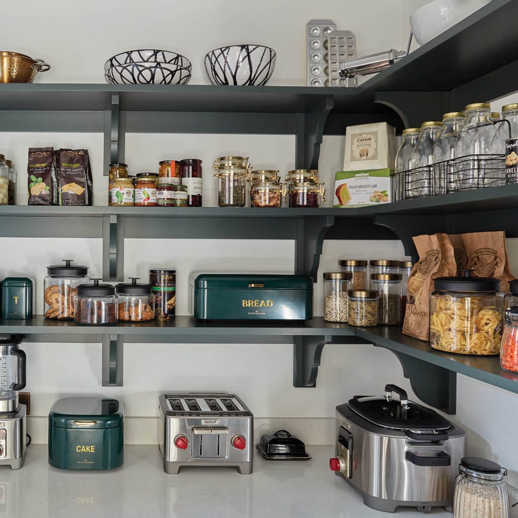 Dark Green Hidden Pantry | Tom Howley