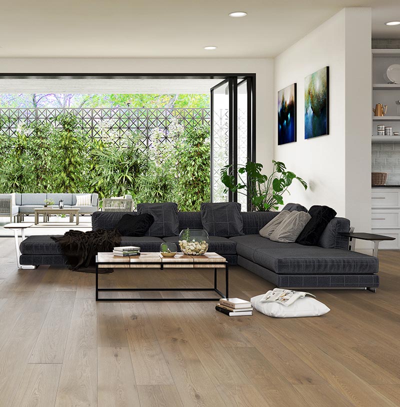Designing With Lighter-Toned Wide Plank Wood Flooring