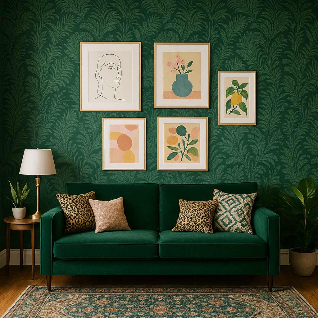 Emerald Green Living Room Ideas- Top 14 - Encomf