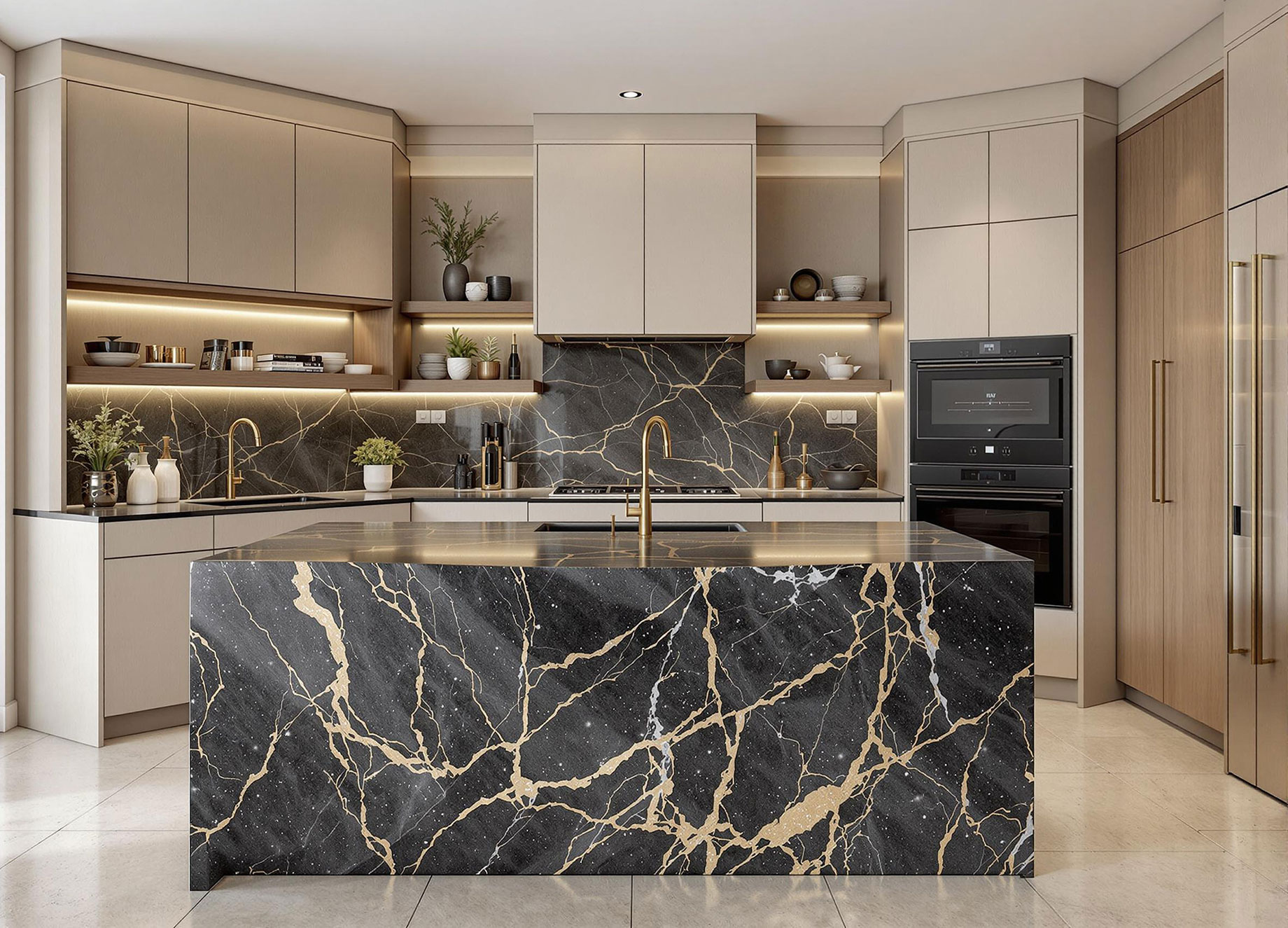 From Monochrome to Statement Stone: Slab Trends Defining High-End Kitchens in 2025 – The Pinnacle List