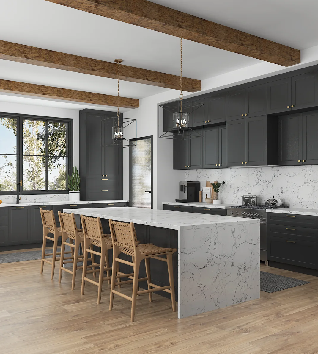 Grey Kitchen Cabinets Ideas | OPPEIN