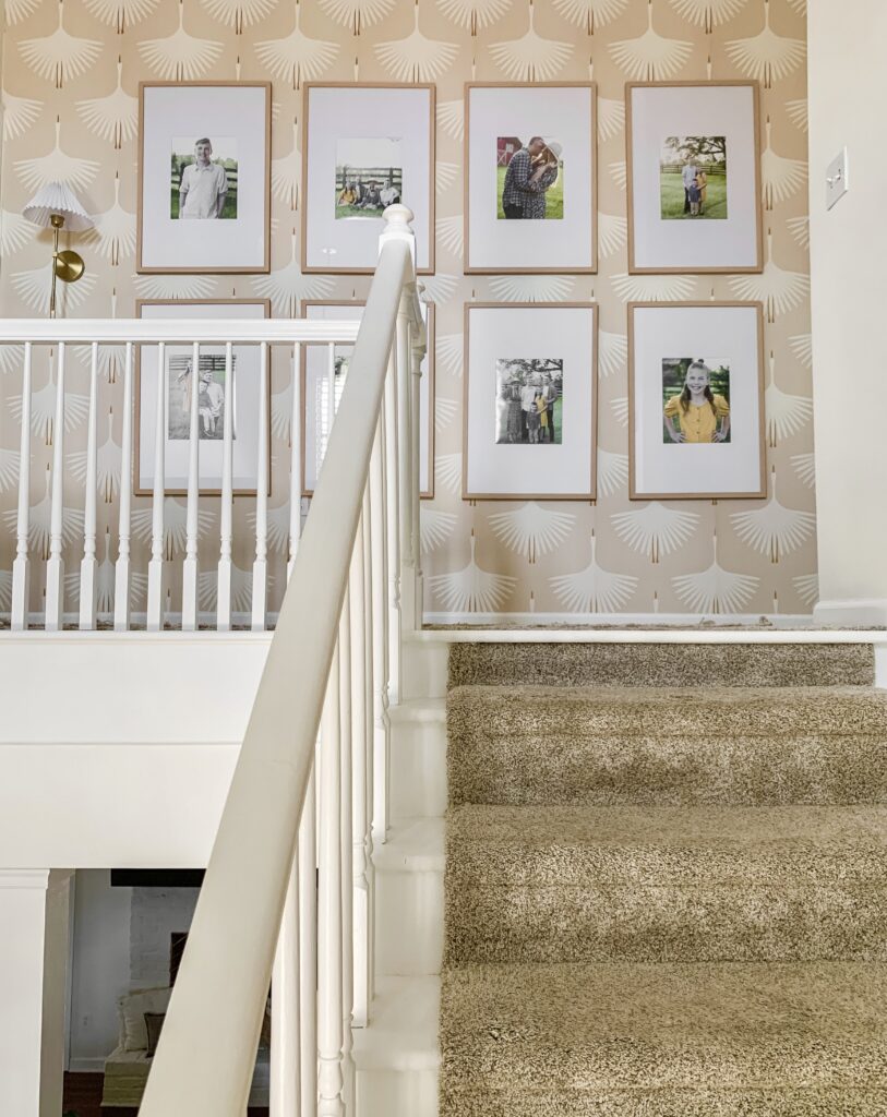 Hallway Family Gallery Wall Reveal | Bless This Nest