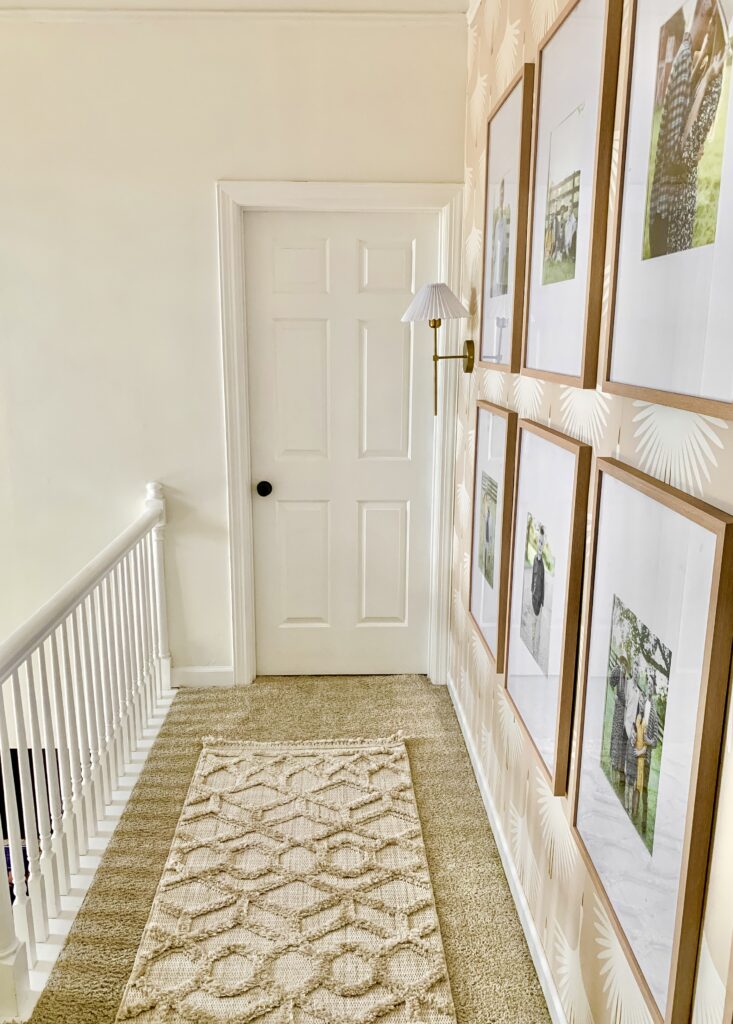 Hallway Family Gallery Wall Reveal | Bless This Nest