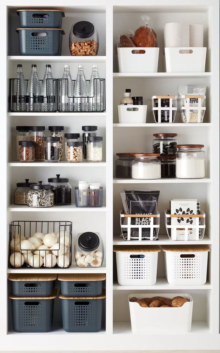 How to Create a Farmhouse Pantry (No Labels!) - Between Carpools