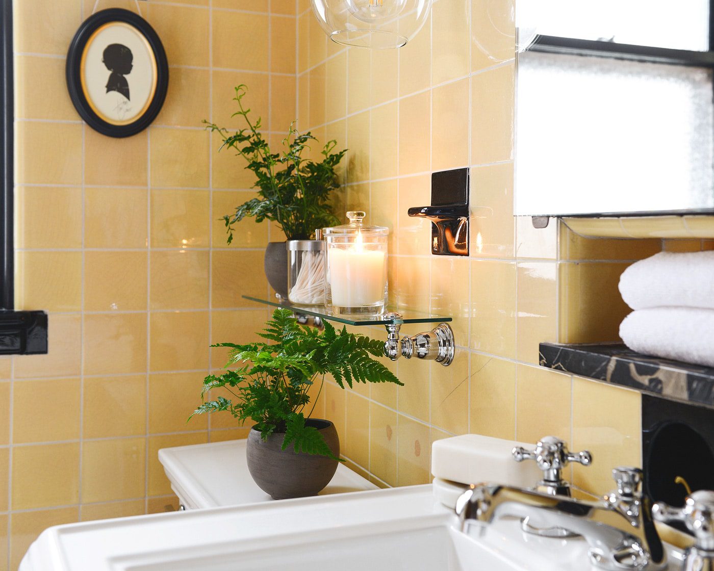 How To Refresh a Vintage Bathroom + Keep the Charm: II of II - Yellow Brick Home