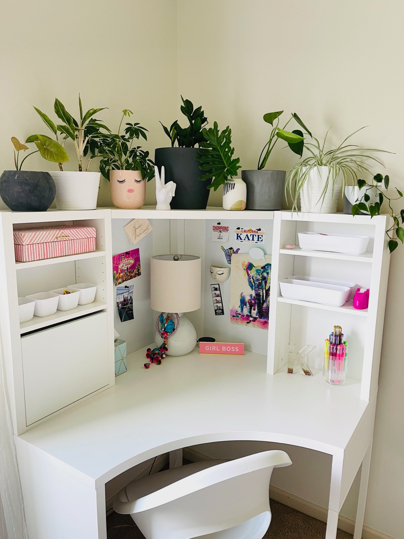 How to Style a Corner Desk in a Teen's Room - Life Love Larson