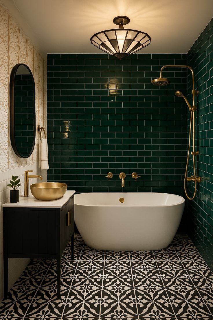 How to Style a Dark Green Bathroom: 8 Inspiring Design Ideas