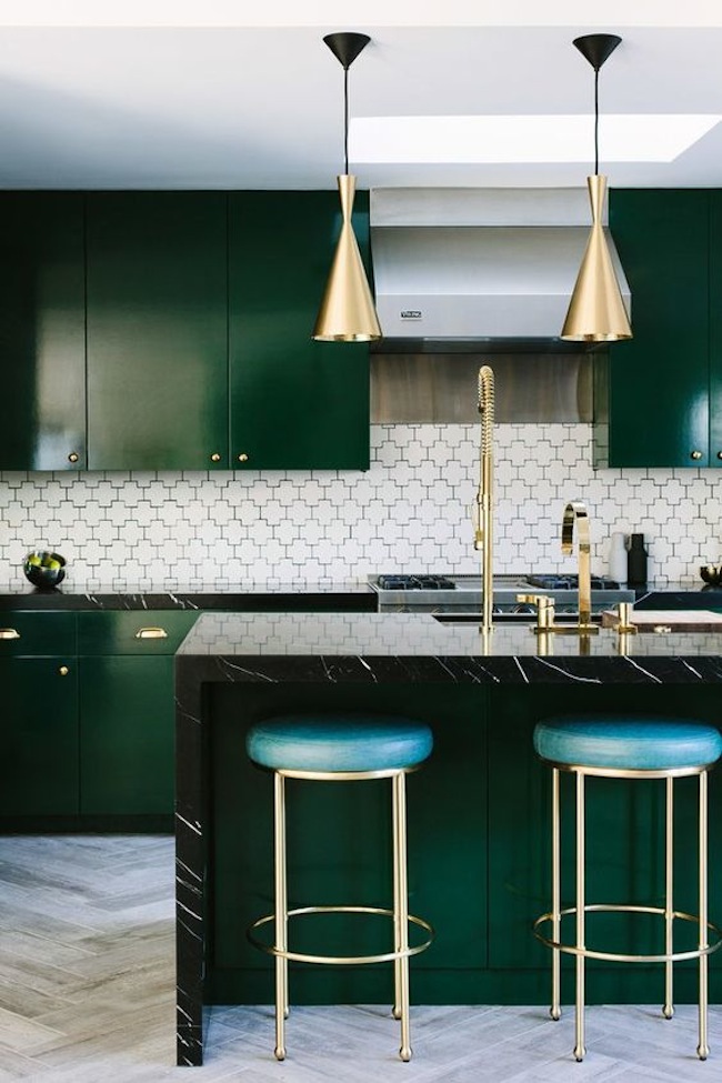 Inspiration: Emerald Green Kitchens | Lark & Linen Interior Design and Lifestyle Blog