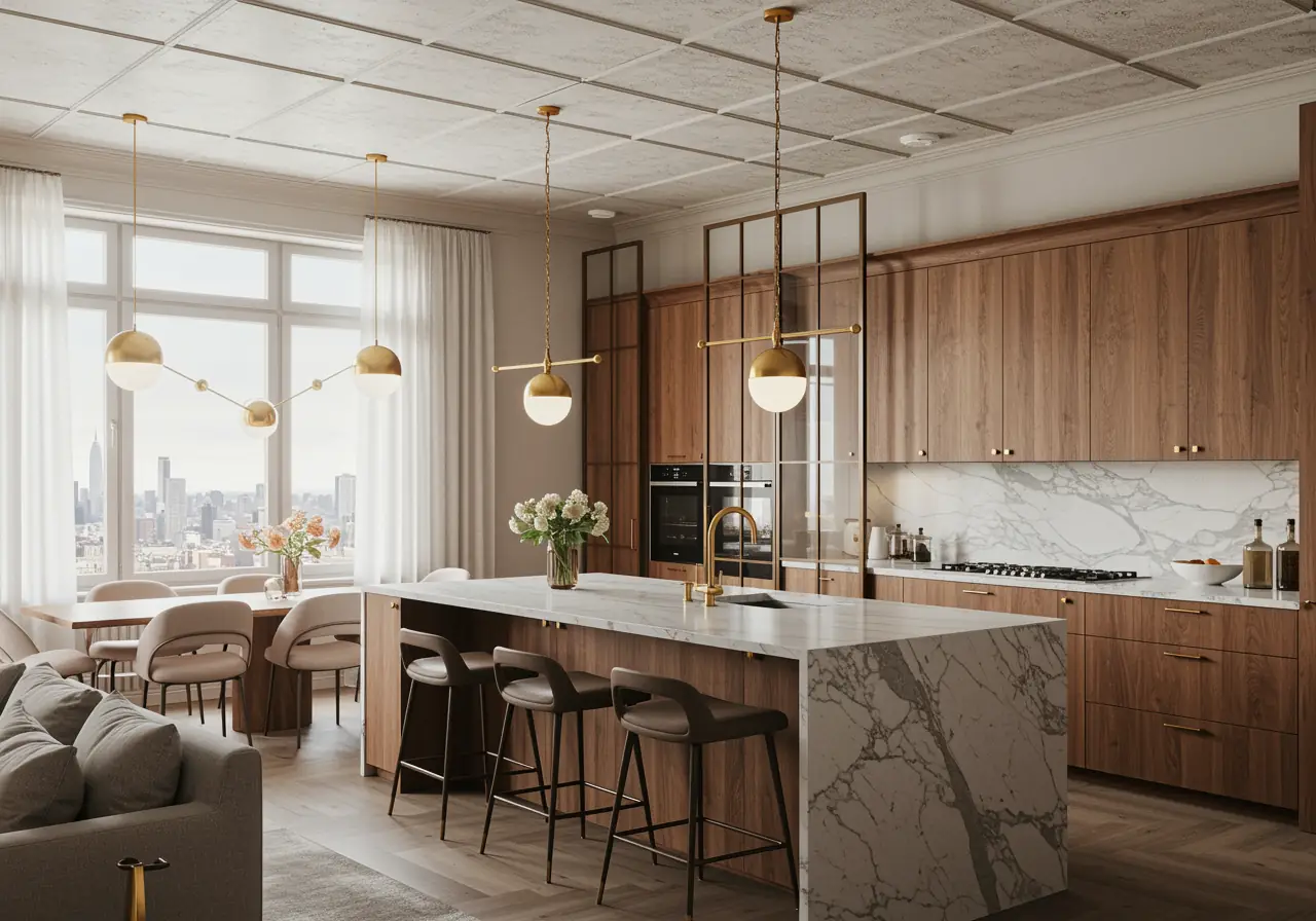 Is Open Kitchen Design Outdated? Manhattan 2025 Hybrid Kitchen Trends