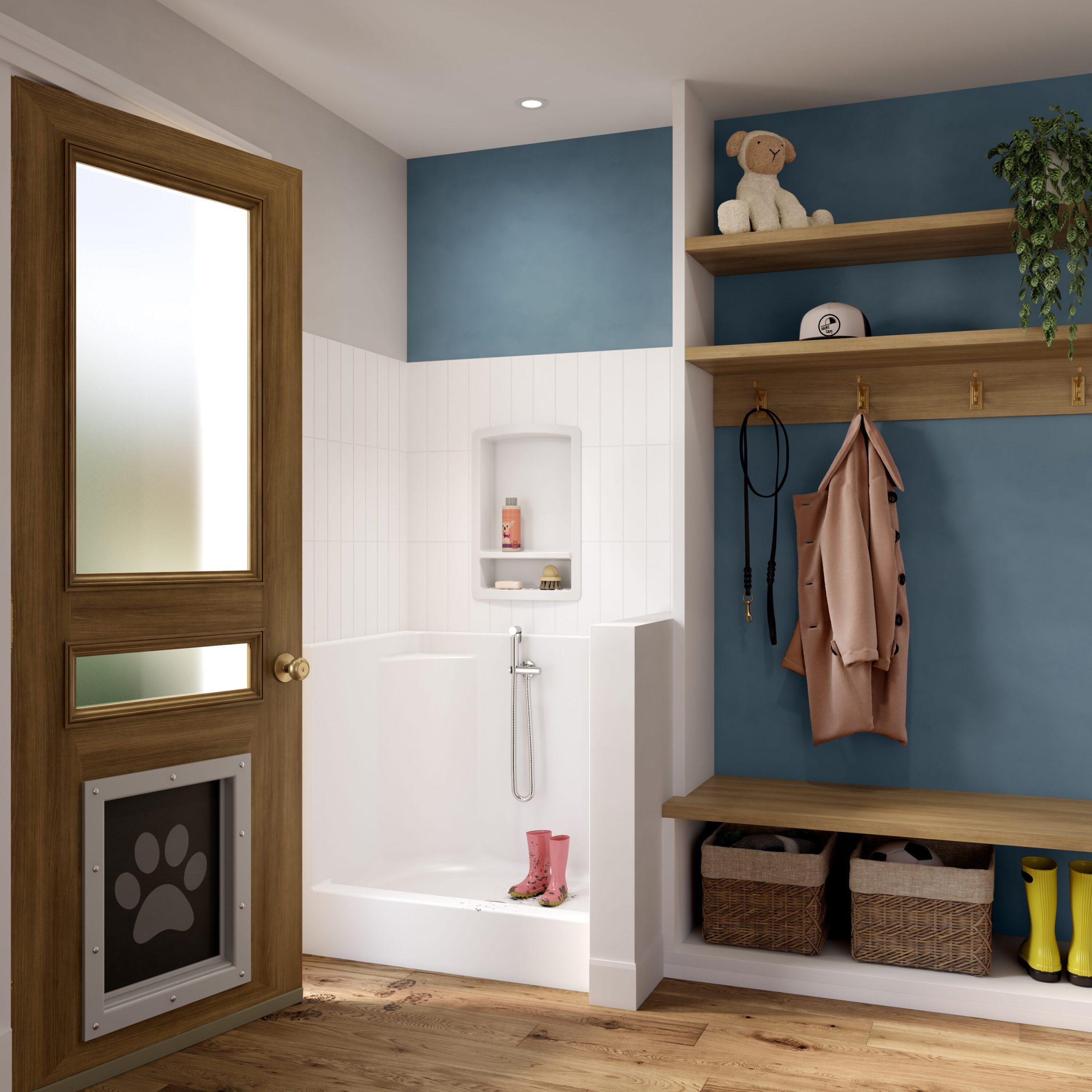 Laurel Mountain Odie Dog Wash Station ( White ) | LM3628USCWHTPK1